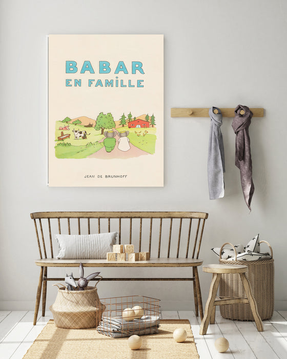 Babar the Elephant Vintage Nursery Art Print