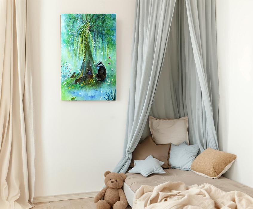 Wind In The Willows Vintage Book Cover Art Print