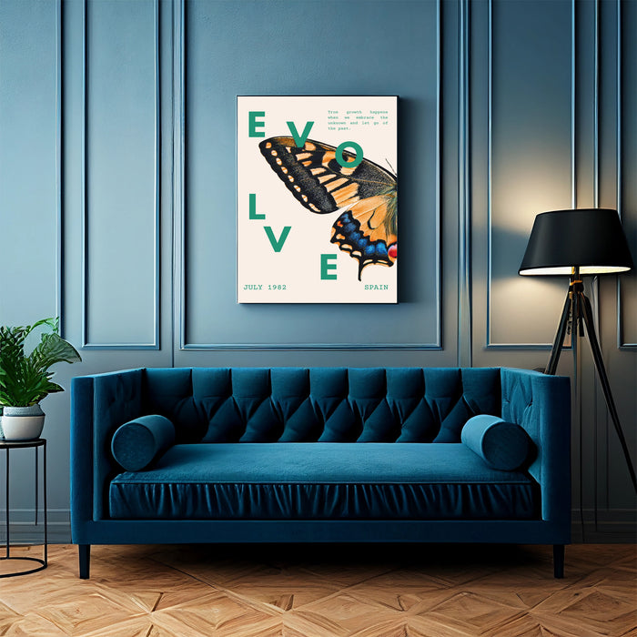 Butterfly Exhibition Art Print Evolve