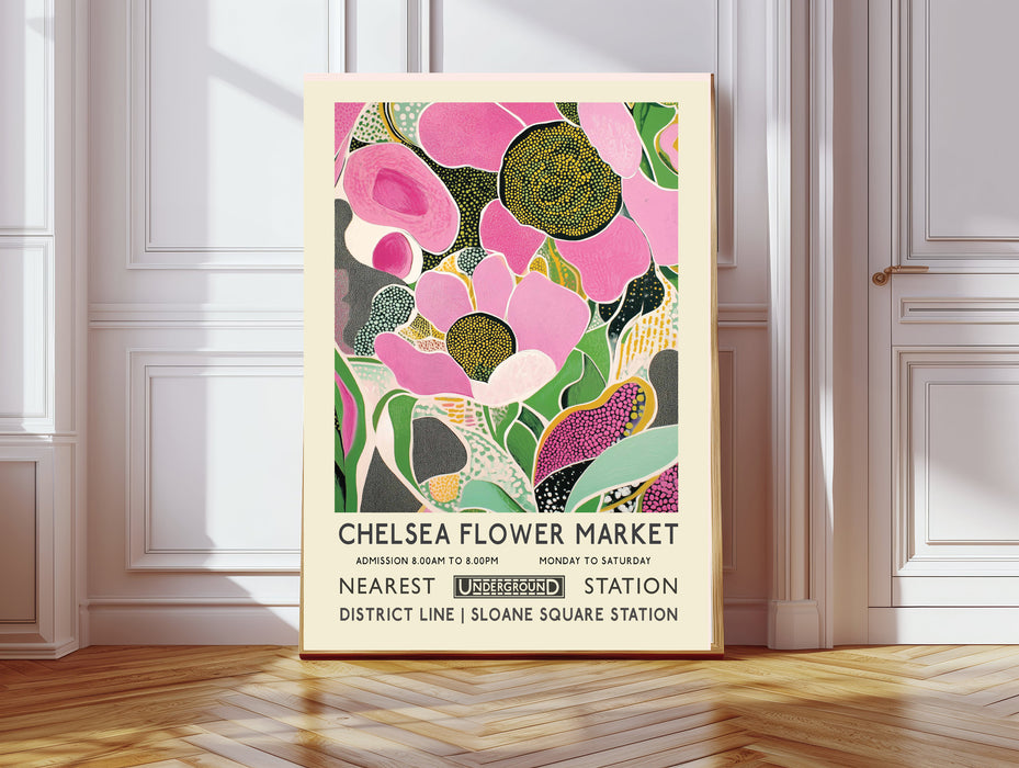 Chelsea Flower Market Botanical Art Print