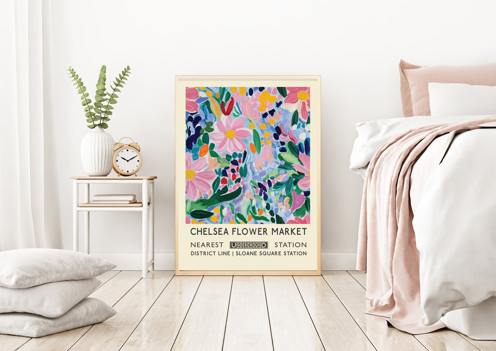 Chelsea Flower Market Botanical Art Print