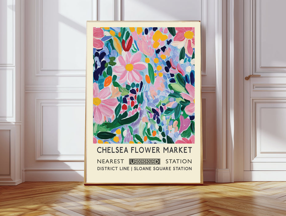 Chelsea Flower Market Botanical Art Print