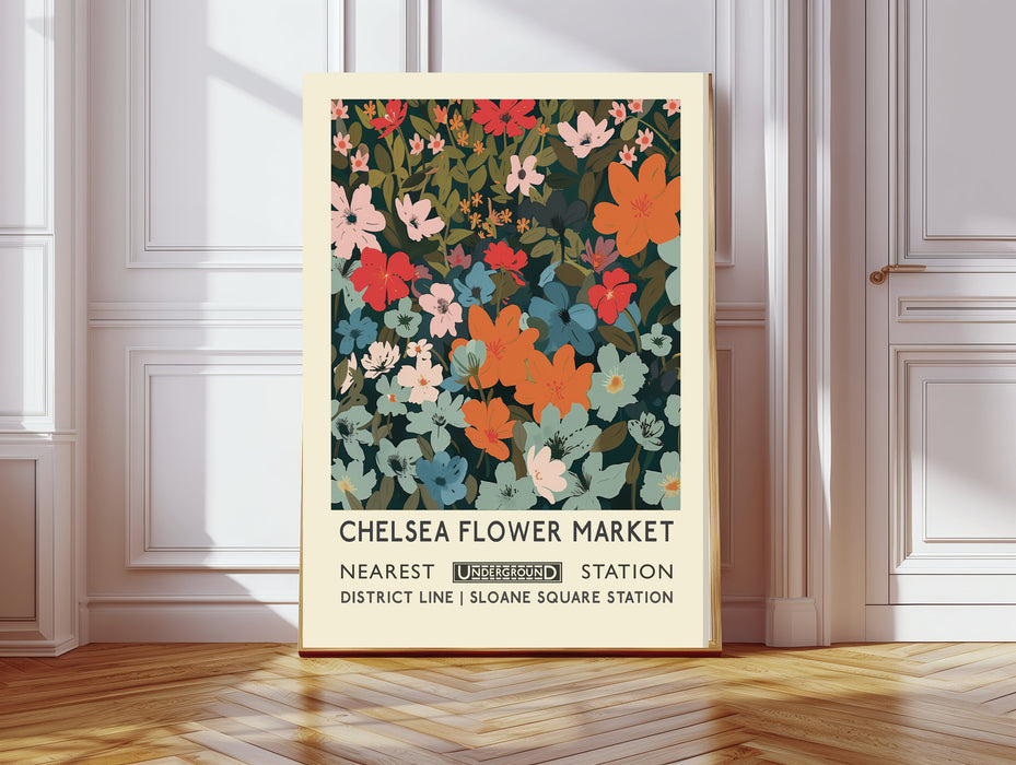 Chelsea Flower Market Botanical Art Print