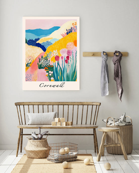 Cornwall Landscape Travel Art Print