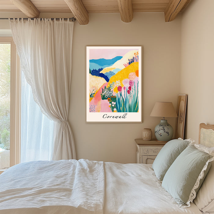 Cornwall Landscape Travel Art Print