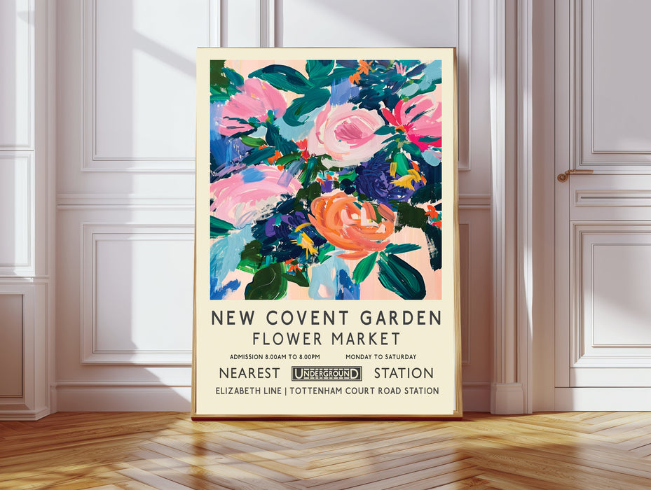 New Covent Flower Garden Botanical Art Print