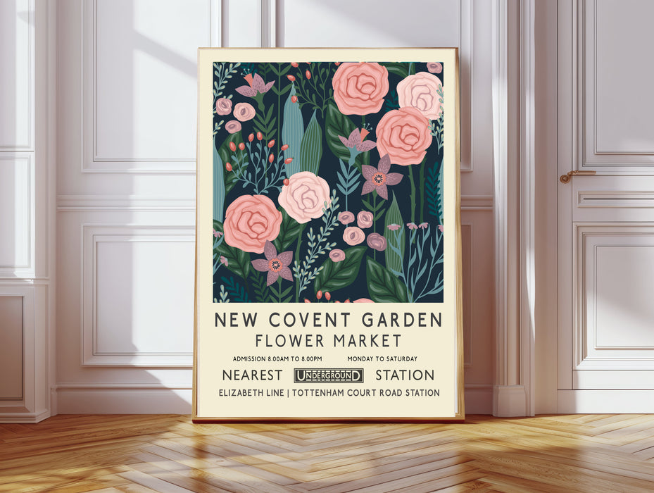 New Covent Flower Garden Botanical Art Print