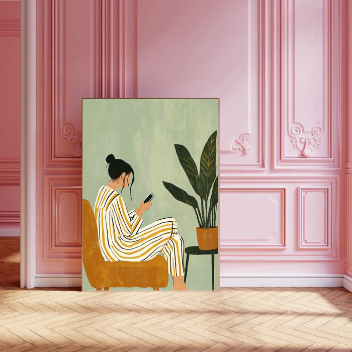 Portrait Of A Woman Art Print