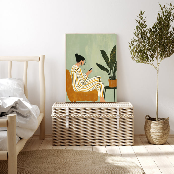 Portrait Of A Woman Art Print