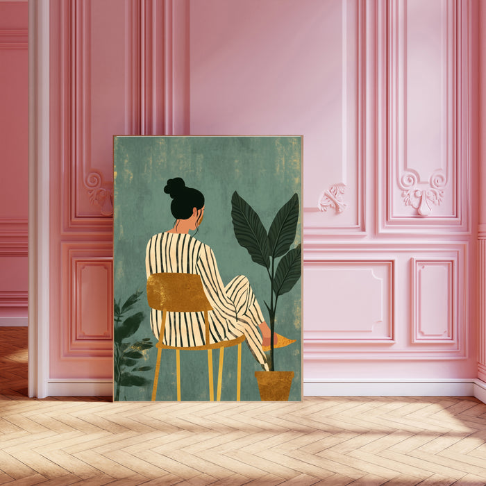 Portrait Of A Woman Art Print