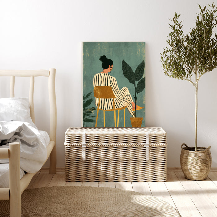 Portrait Of A Woman Art Print