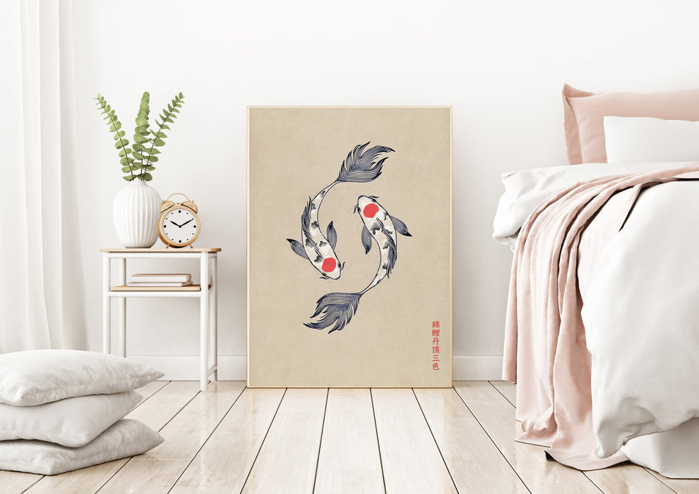 Japanese Carp Fish Art Print