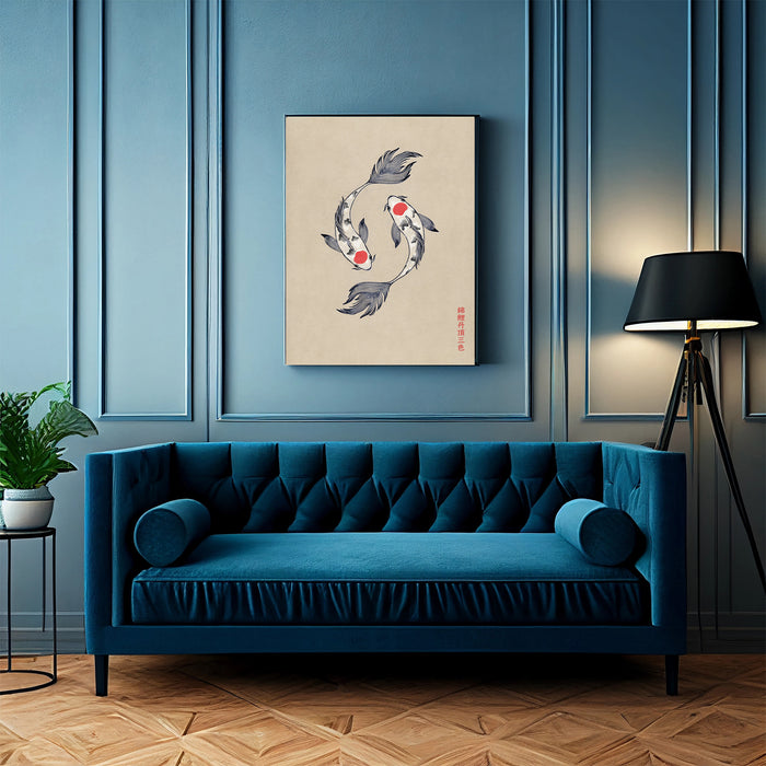 Japanese Carp Fish Art Print
