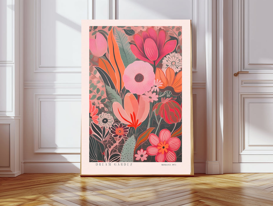 Flowers Provence Dream Garden Art Print