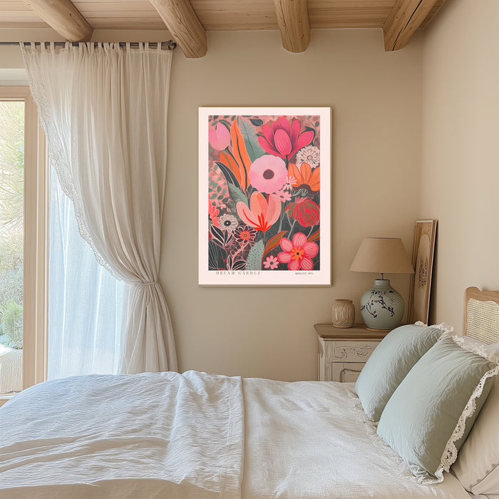 Flowers Provence Dream Garden Art Print