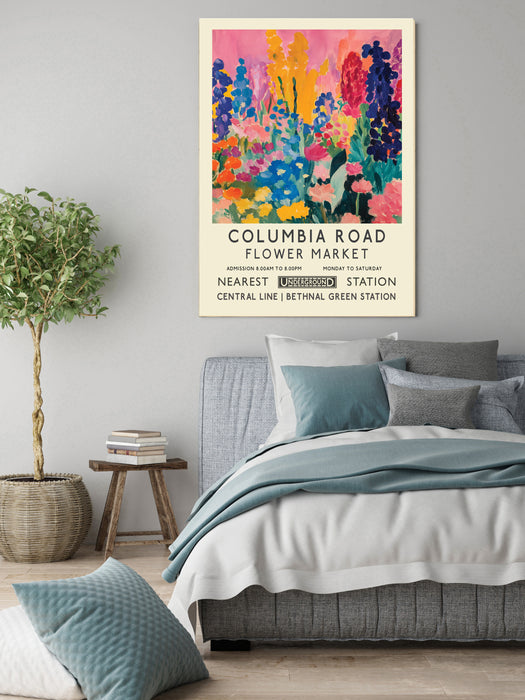 Columbia Road Flower Market Botanical Art Print