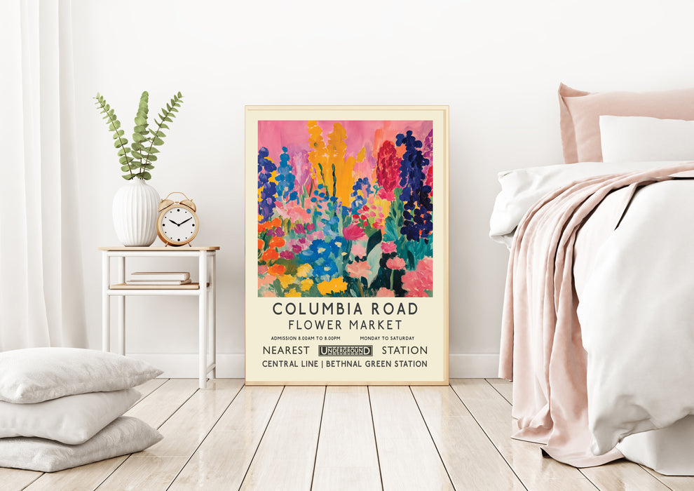 Columbia Road Flower Market Botanical Art Print