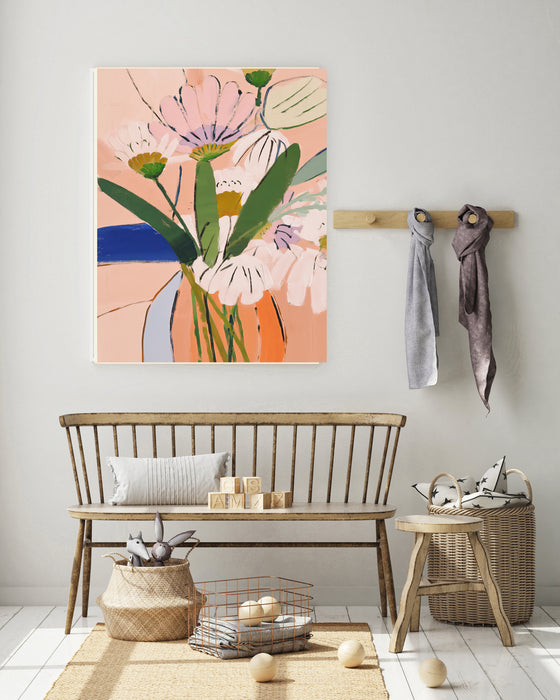 Still Life Vintage Flower Vase Art Print