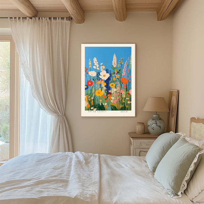 Flowers Provence Dream Garden Art Print