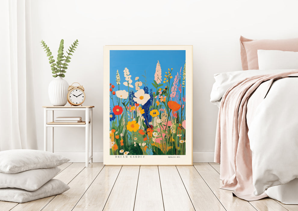 Flowers Provence Dream Garden Art Print