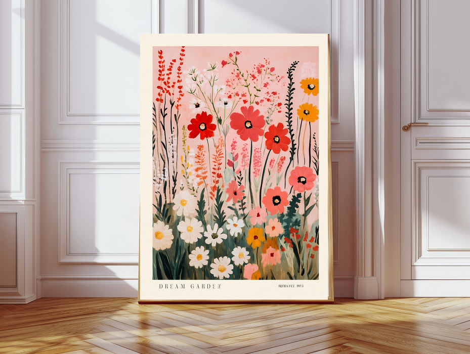 Flowers Provence Pink Dream Garden Art Print