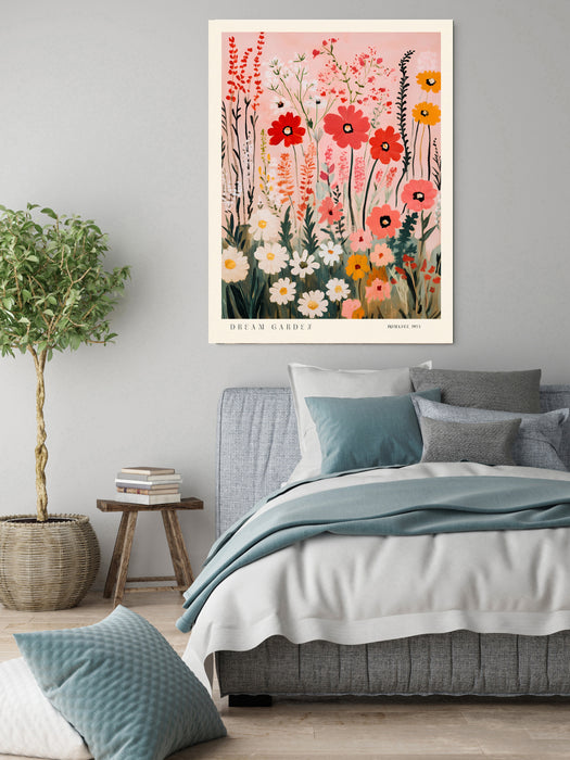 Flowers Provence Pink Dream Garden Art Print