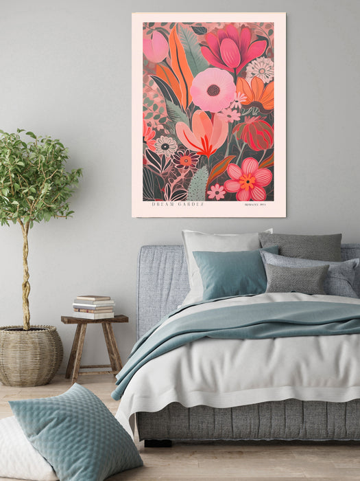 Flowers Provence Dream Garden Art Print