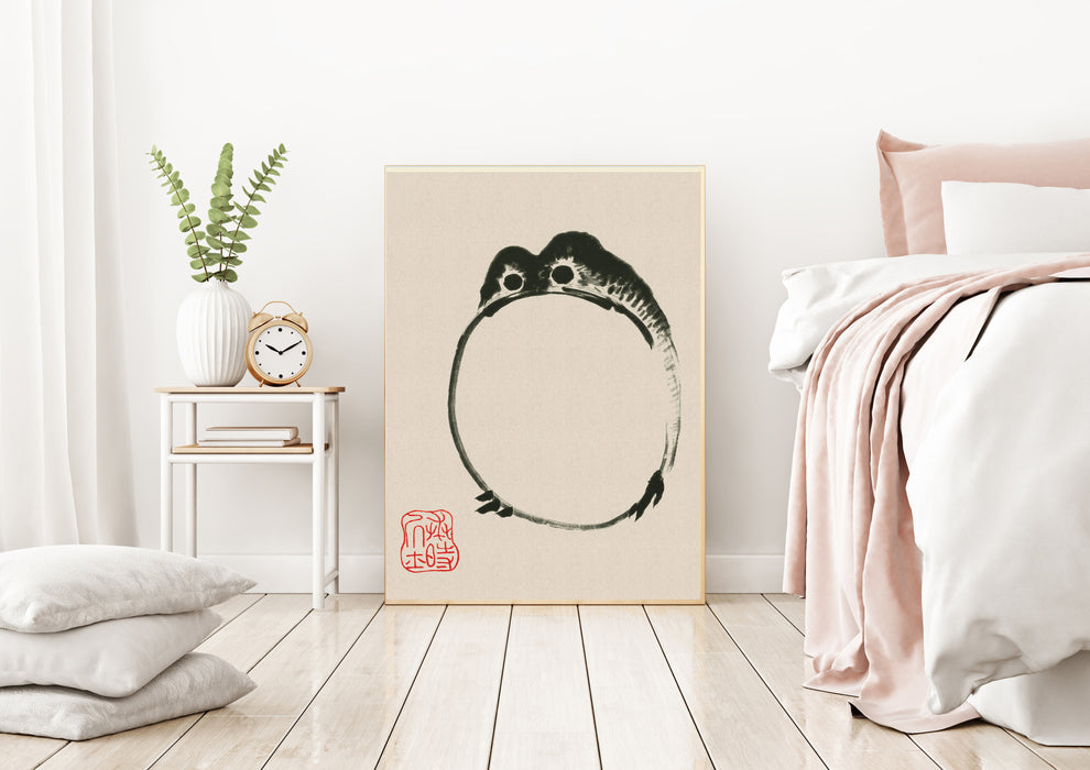 Japanese Matsumoto Hoji Frog Art Print