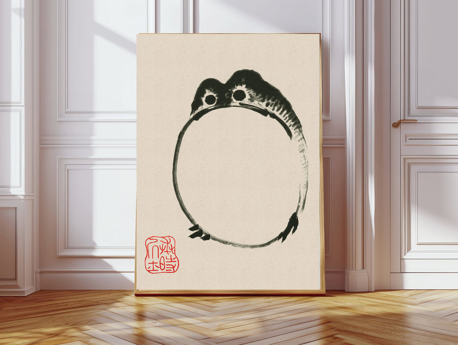 Japanese Matsumoto Hoji Frog Art Print