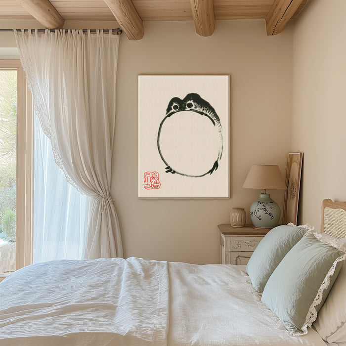 Japanese Matsumoto Hoji Frog Art Print