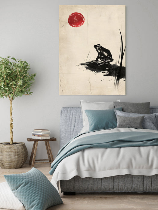 Japanese Frog Vintage Art Print