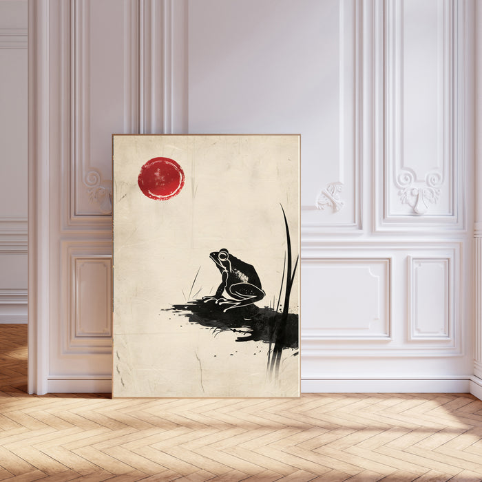 Japanese Frog Vintage Art Print