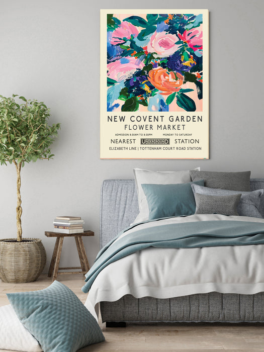 New Covent Flower Garden Botanical Art Print