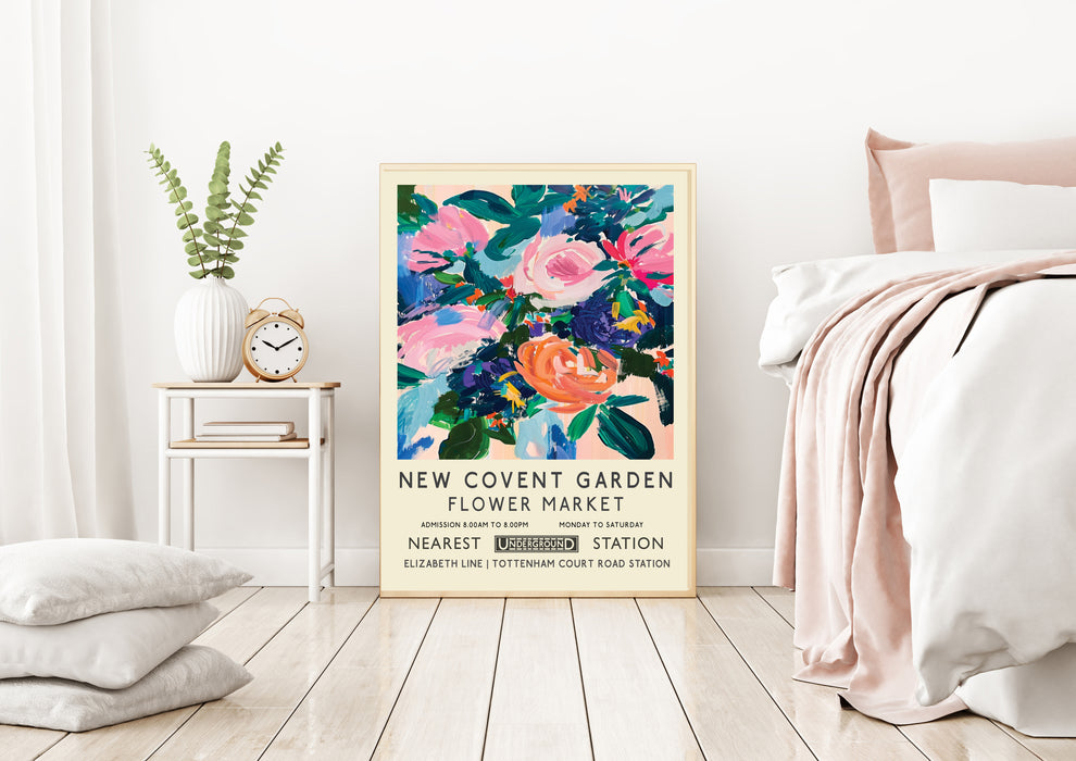 New Covent Flower Garden Botanical Art Print