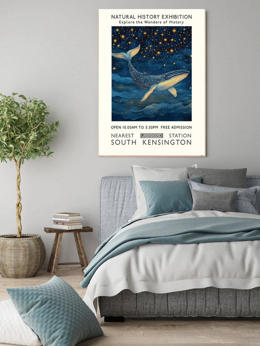Natural History Whale  Museum Art Print