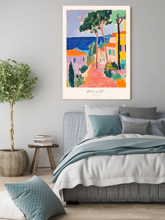 Amalfi Coast Italian Travel Art Print