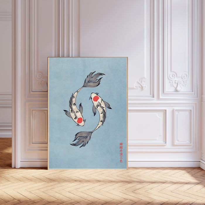 Japanese Carp Fish Art Print