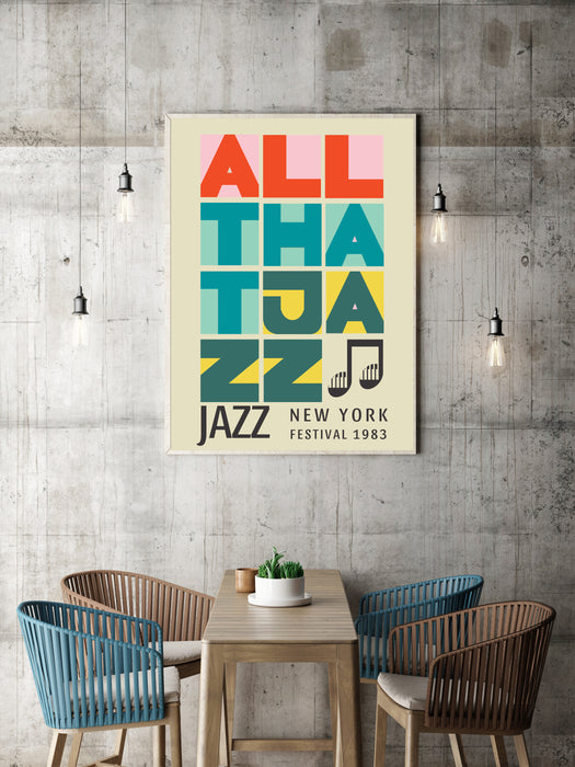 Jazz Festival New York Art Print 1983