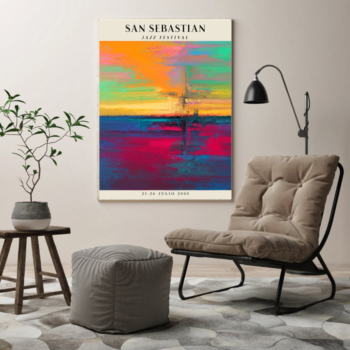 Jazz San Sebastian Festival Art Print