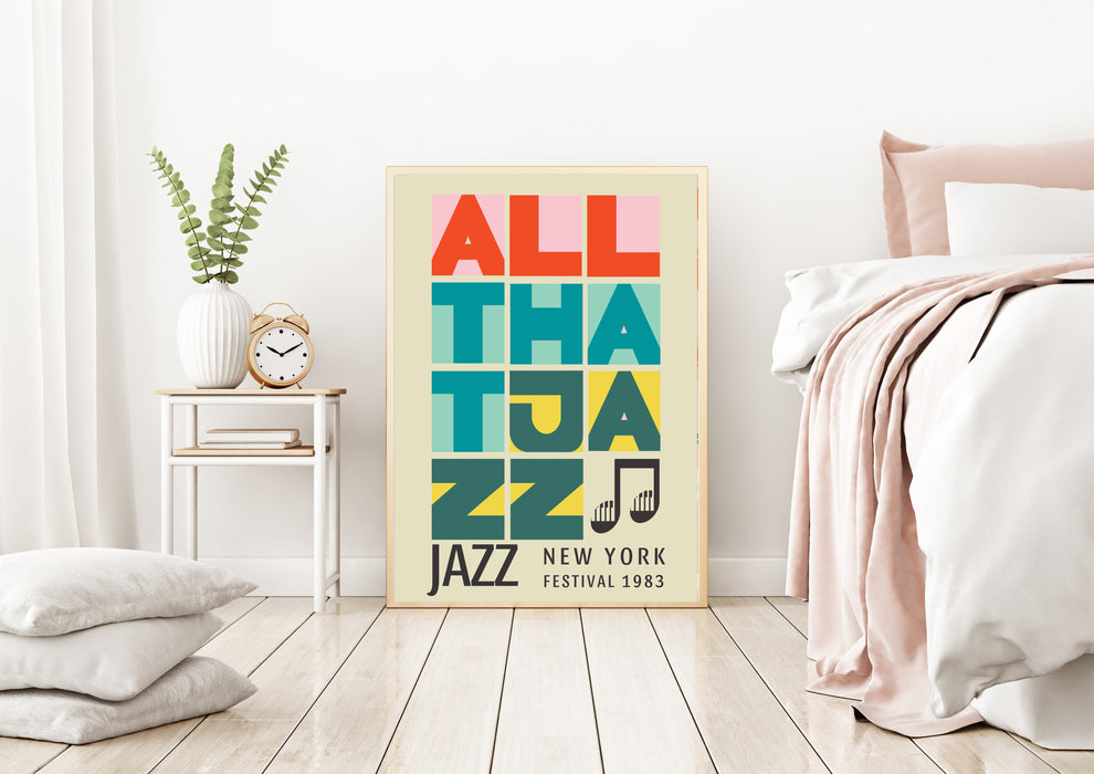 Jazz Festival New York Art Print 1983