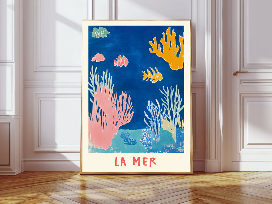 La Mer Sea Travel Art Print