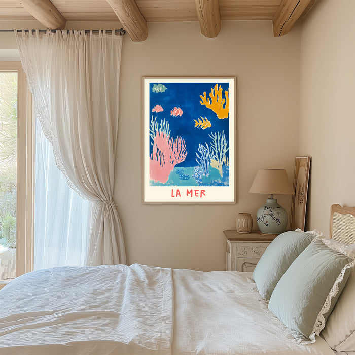 La Mer Sea Travel Art Print