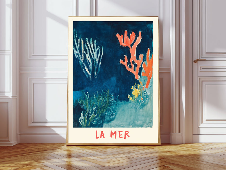 La Mer Sea Travel Art Print
