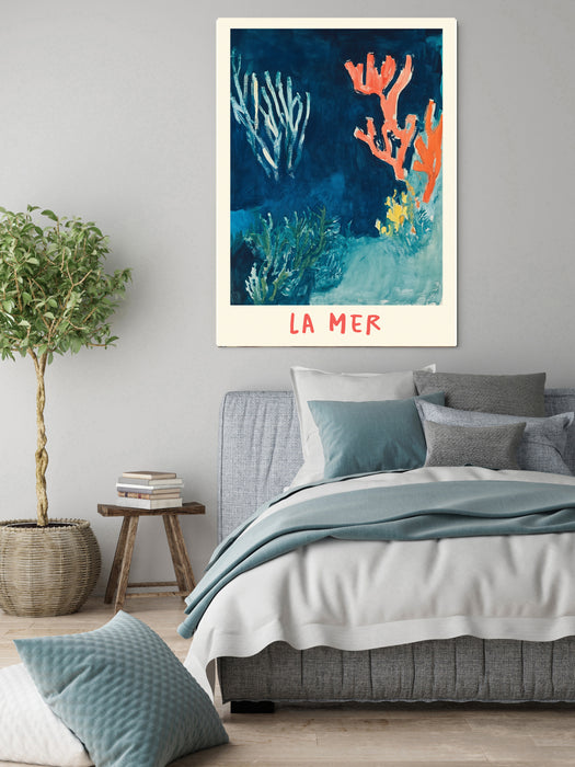 La Mer Sea Travel Art Print