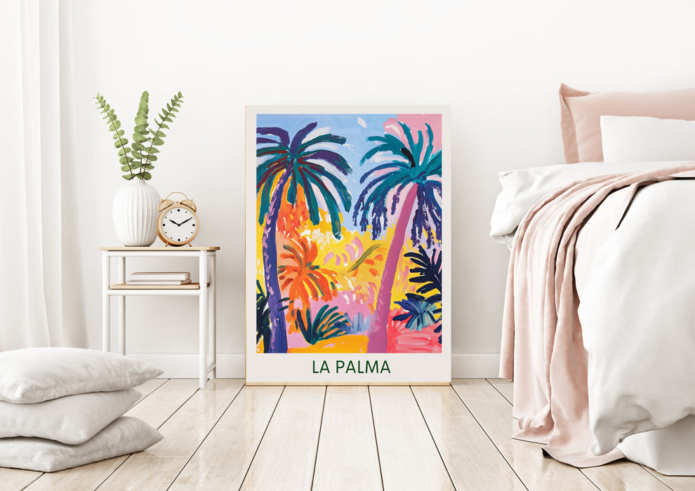 Mexican La Palma Travel Art Print