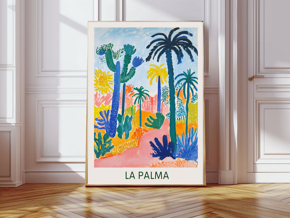 Mexican La Palma Travel Art Print
