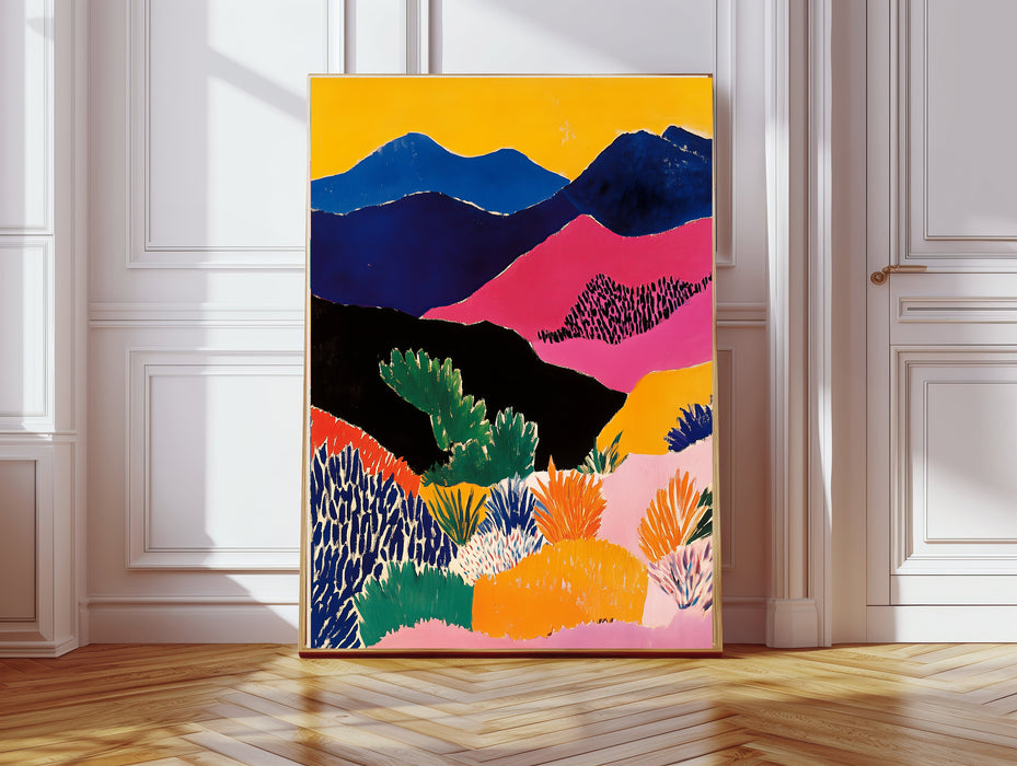 Landscape Mountain Travel Art Print