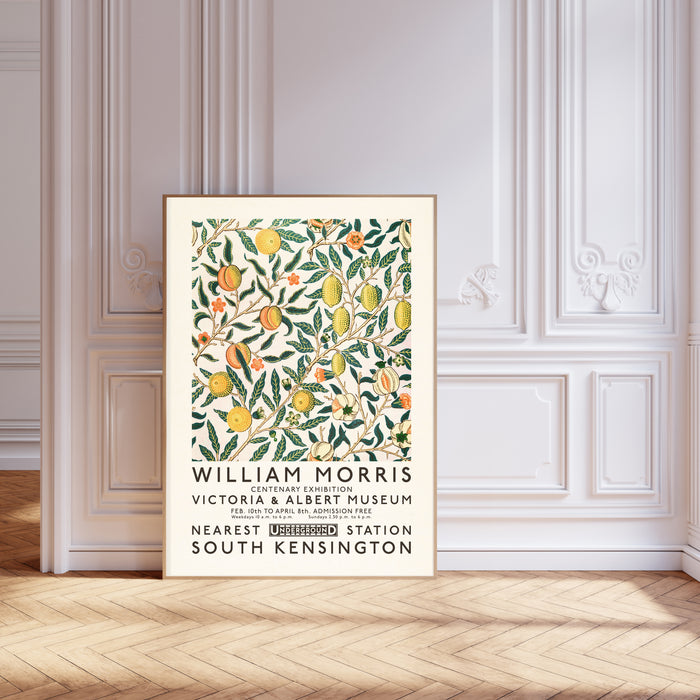 William Morris V&A Exhibition Lemon Art Print