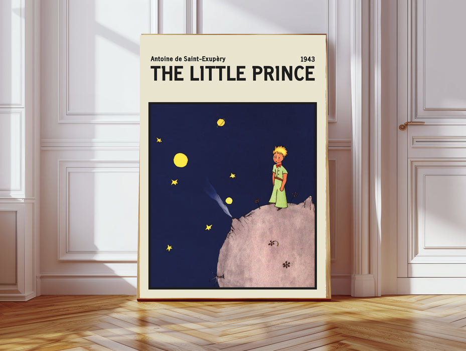 The Little Prince Vintage Children's Book Cover Art Print