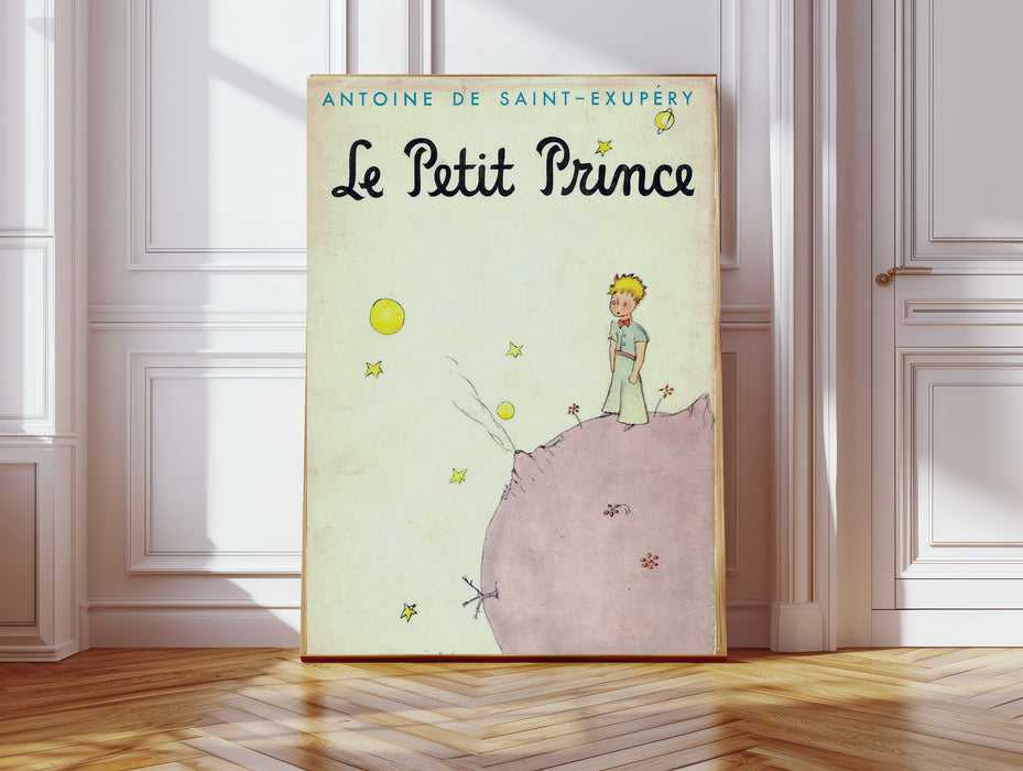 The Little Prince Vintage Children's Book Cover Art Print